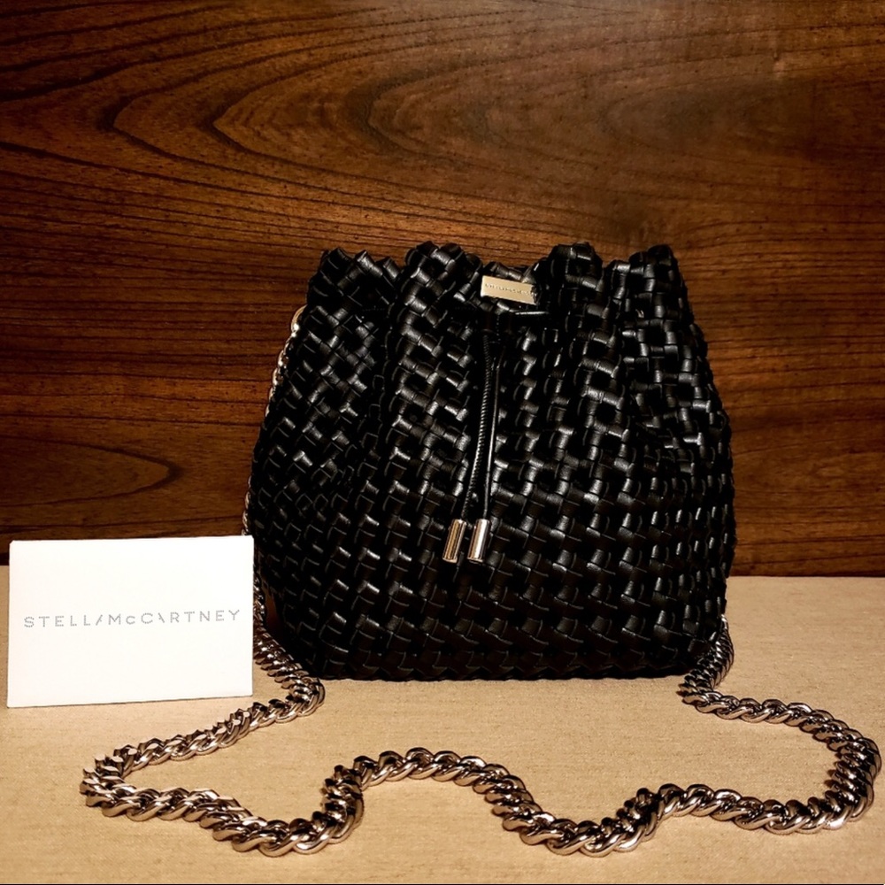 STELLA MCCARTNEY Woven Bucket Bag EC
